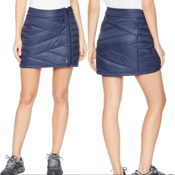 NWT Smartwool SmartLoft 120 Lightweight Wool Skirt Navy Size Medium